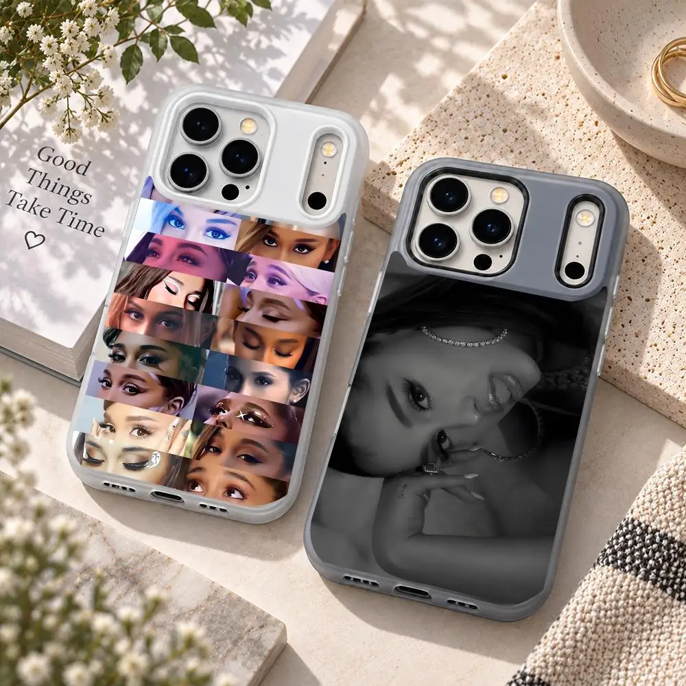 Matte Pc Case - 아리아나 그란데(Ariana Grande) 디자인의 아이폰 18,