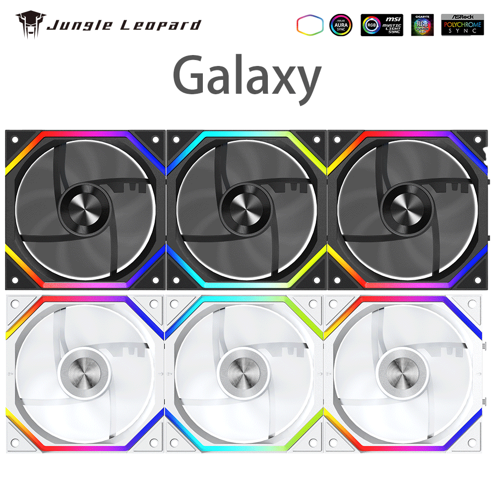 Pc Chassis - 정글 레오파드 갤럭시 프리즘 XH, 흐르는