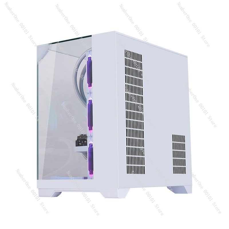 ATX 게이밍 PC 케이스 파노라마 강화유리 7팬 지원 - Pc Chassis 리뷰 및 가격