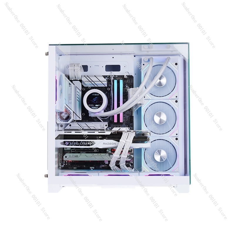 ATX 게이밍 PC 케이스 파노라마 강화유리 7팬 지원 - Pc Chassis 리뷰 및 가격
