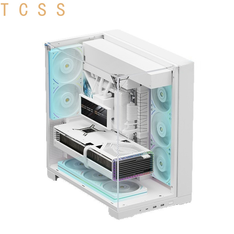 화이트 파노라마 트리플 강화유리 PC 케이스 어항 스타 - Pc Chassis 리뷰 및 가격