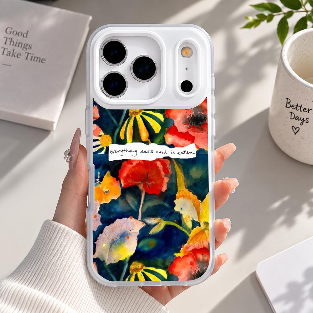 아드리안 렌커 플라워 디자인 아이폰 18, 17, 16 - Matte Pc Case 리뷰 및 가격