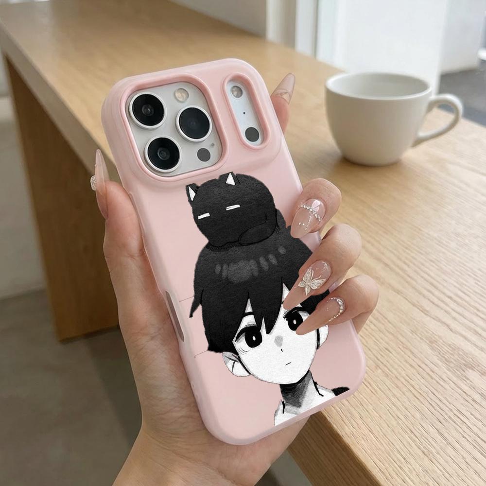 새로운 디자인의 오오모리 휴대폰 케이스, 아이폰 18, - Matte Pc Case 리뷰 및 가격