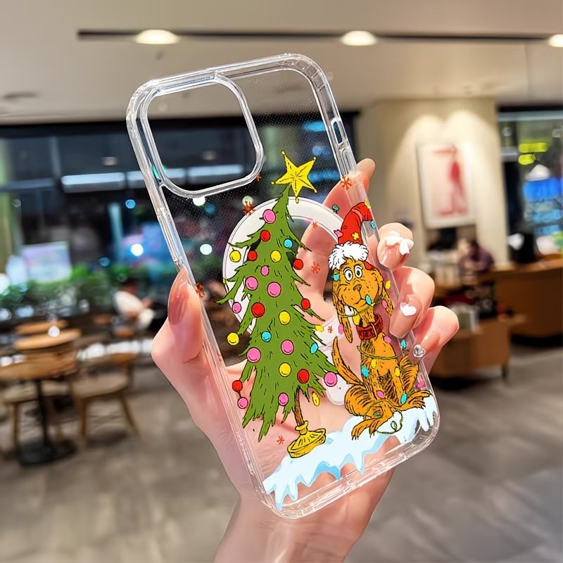 강아지 테마 크리스마스 파티 투명 폰 케이스 아이폰 1 - Mini Pc Case 리뷰 및 가격